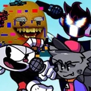 FNF Sliced but Everyone Sings It Rhythm Game