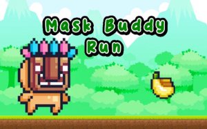 Mask Buddy Run - Pixel Art Endless Runner Game