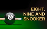 Eight, Nine and Snooker 3D Pool Online Game
