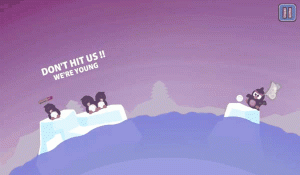 Frosty Penguin Snowball Toss